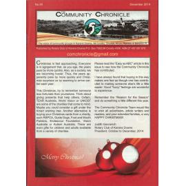 The Community Chronicle No. 45 December 2014