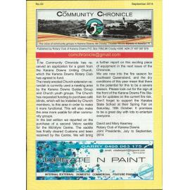 The Community Chronicle No. 42 September 2014
