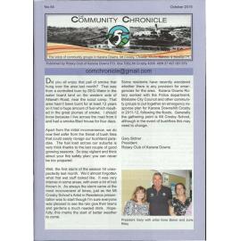 The Community Chronicle No. 54 October 2015