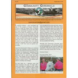 The Community Chronicle No. 64 September 2016