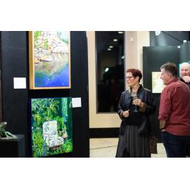 Opening night of the Ipswich Art Awards, 2021