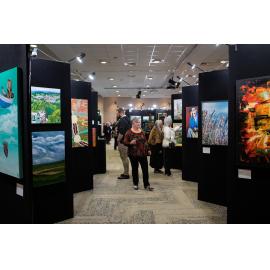 Opening night of the Ipswich Art Awards, 2021