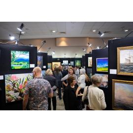 Opening night of the Ipswich Art Awards, 2021