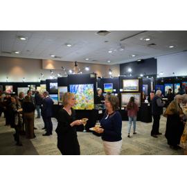 Opening night of the Ipswich Art Awards, 2021