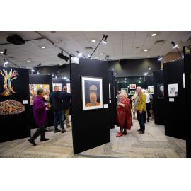 Opening night of the Ipswich Art Awards, 2021