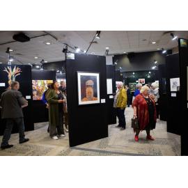 Opening night of the Ipswich Art Awards, 2021