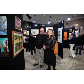 Opening night of the Ipswich Art Awards, 2021