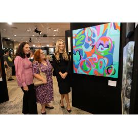 Opening night of the Ipswich Art Awards, 2021