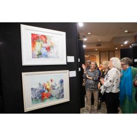 Opening night of the Ipswich Art Awards, 2021