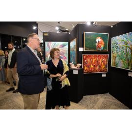 Opening night of the Ipswich Art Awards, 2021