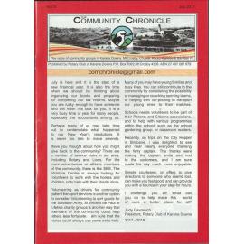 The Community Chronicle No. 73 July 2017