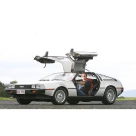 Michael Smith with his 1981 DeLorean, Ipswich, December 2015