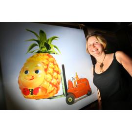 Deb Mostert at the Ipswich Art Awards, Ipswich, April 2007
