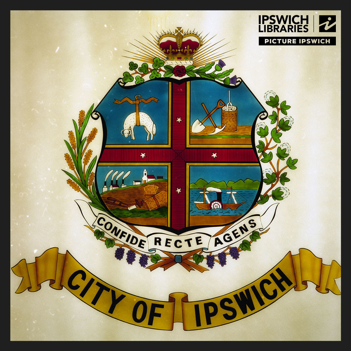 Ipswich Crest and Arms