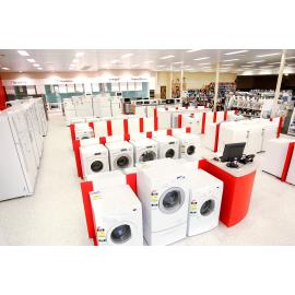 Washing machines, dryers, and refrigerators at the new R.T. Edwards store, Brisbane Road, Booval, June 2007