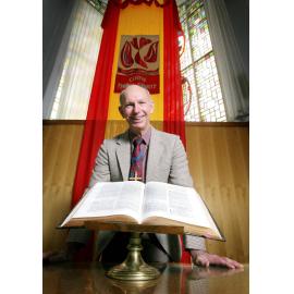 Reverend Trevor Foote, Glebe Road Uniting Church, Booval, Ipswich, June 2007