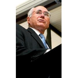 Prime Minister John Howard announcing the saving of Amberley State School, June 2007