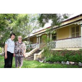 Lifeline, Ipswich and Westmorton Community Care Queensland, Centre manager Diane Bos with receptionist Fay Bopf, Roderick Street, Ipswich, December 2008