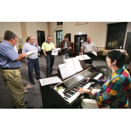 Ipswich Musical Theatre Company rehearsals for their production of South Pacific, Old Ipswich Courthouse, Ipswich, August 2007