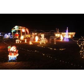 QT Christmas Lights Competition, Best Rural Winner,  Winland Drive, no. 115-117, Deebing Heights, Ipswich, December 2009