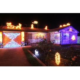 Best Neighbourhood QT Christmas Lights Competition winners from Newstead Court, no.7, Redbank Plains, Ipswich, December 2009