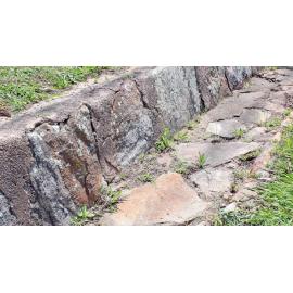 Sandstone Kerbing at Redbank 2015