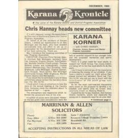 Karana Kronicle, December 1990