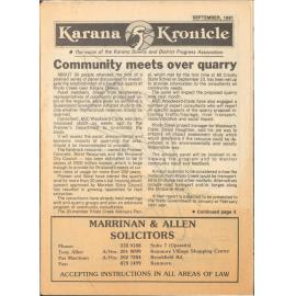 Karana Kronicle, September 1991