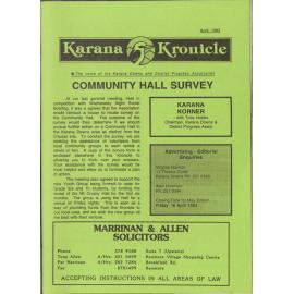 Karana Kronicle, April 1993