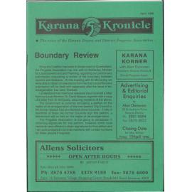 Karana Kronicle, April 1996