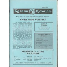 Karana Kronicle, January 1993