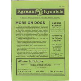 Karana Kronicle, July 1995