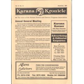 Karana Kronicle, Vol. 12 No. 12 December 1997