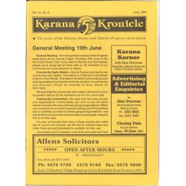 Karana Kronicle, Vol. 12 No. 6 June 1997