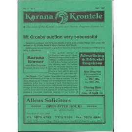 Karana Kronicle, Vol. 12 No. 4 April 1997