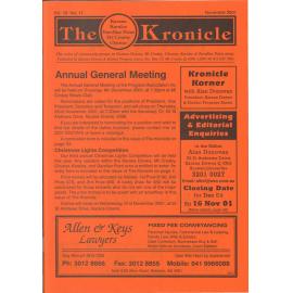 The Kronicle, Vol. 16 No. 11 November 2001