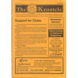 The Kronicle, Vol. 16 No. 8 August 2001