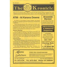 The Kronicle, Vol. 16 No. 6 June 2001