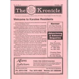 The Kronicle, Vol. 13 No. 2 February 1998