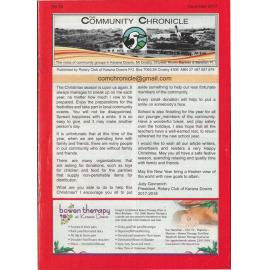 The Community Chronicle, No. 78 December 2017