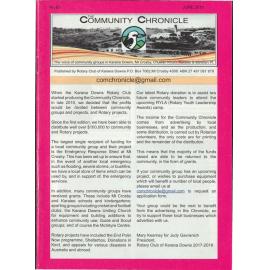 The Community Chronicle, No. 83 June 2018