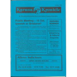 Karana Kronicle, October 1995