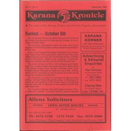 Karana Kronicle, Vol. 11 No. 9 September 1996