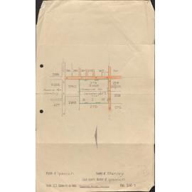 Plan of land reserved for the US Military Cemetery