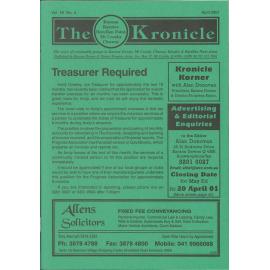 The Kronicle Vol. 16 No. 4 April 2001