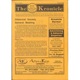 The Kronicle Vol. 17 No. 8 August 2002