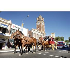 Cobb & Co Coach, Brisbane Street, Ipswich, August 2004