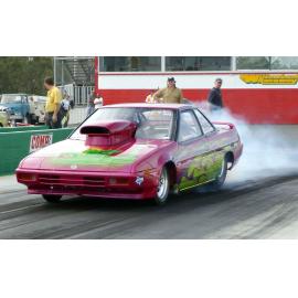 Drag racing at Willowbank Raceway, Ipswich, June 2004