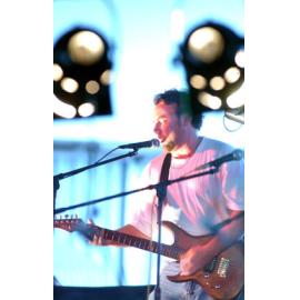 'Fillet' bandmembers Steve Lewis and Shaun Kemp performing at the 2004 Ipswich Battle of the Bands, Ipswich, July 2004