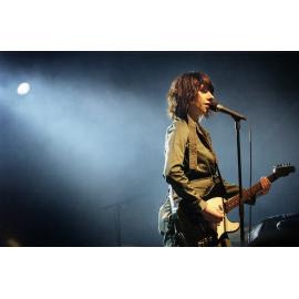 PJ Harvey, Pete Murray, Xavier Rudd, and the lead singer of Ash performing at Splendour in the Grass, Ipswich, July 2004